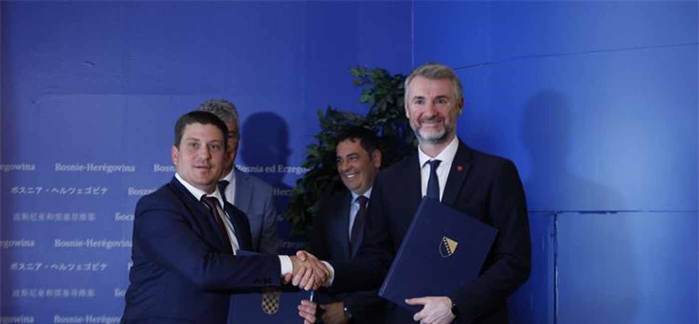 Ministri Butković i Forto potpisali sporazum o obnovi mosta Brčko-Gunja